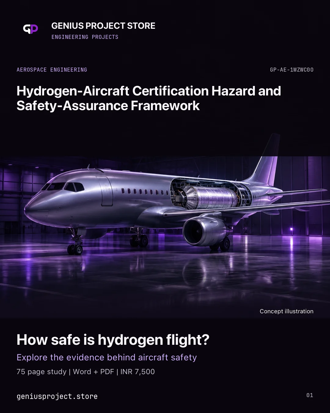 Hydrogen-Aircraft Certification Hazard and Safety-Assurance Framework project visual