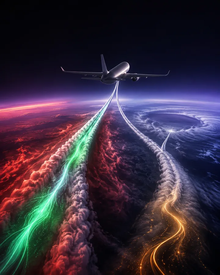 Sustainable Aviation Fuel and Contrail-Mitigation Trade-Offs for Short-Haul Aviation project visual