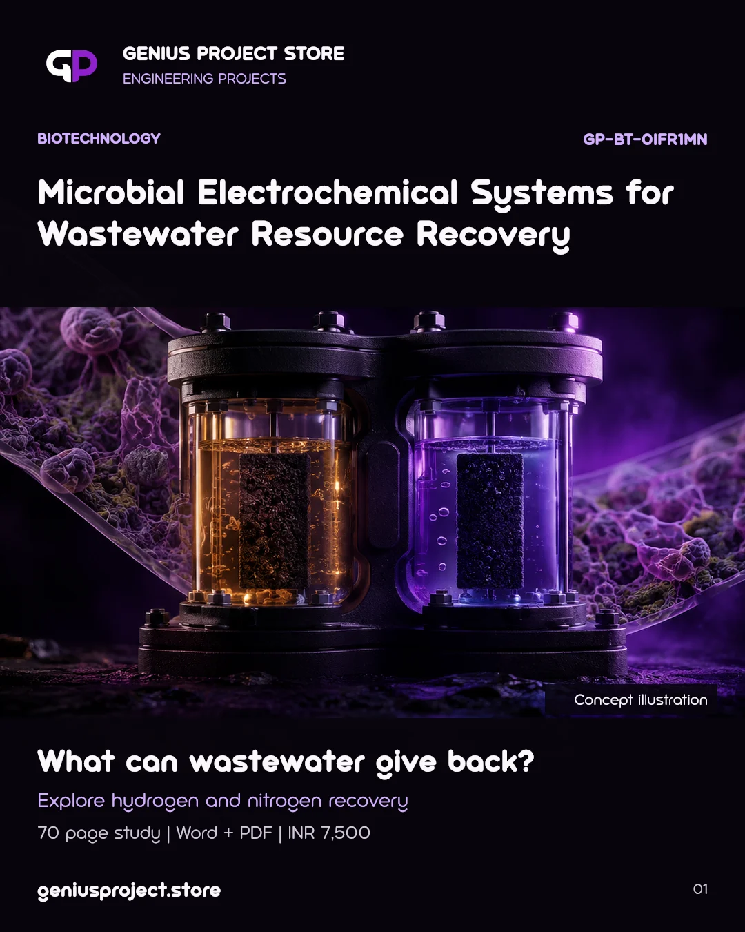 Microbial Electrochemical Systems for Wastewater Resource Recovery project visual