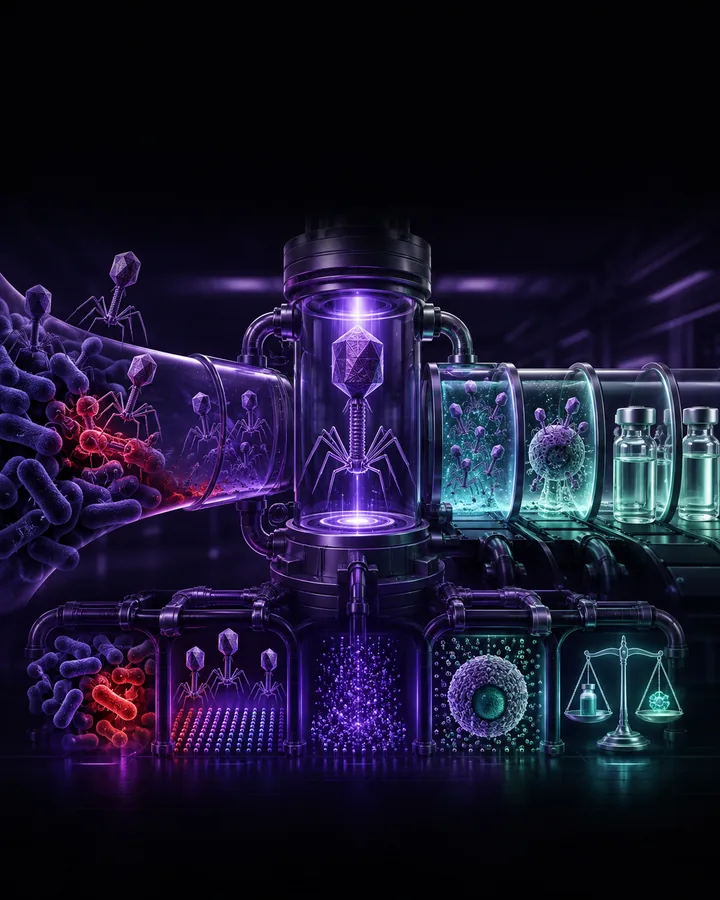 Phage-Therapy Resistance, Manufacturing and Regulatory Translation Study project visual