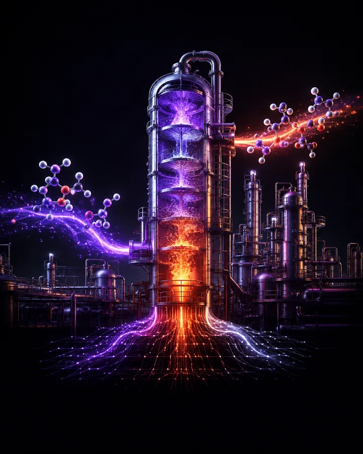 DWSIM Reactive-Distillation Esterification Study project visual