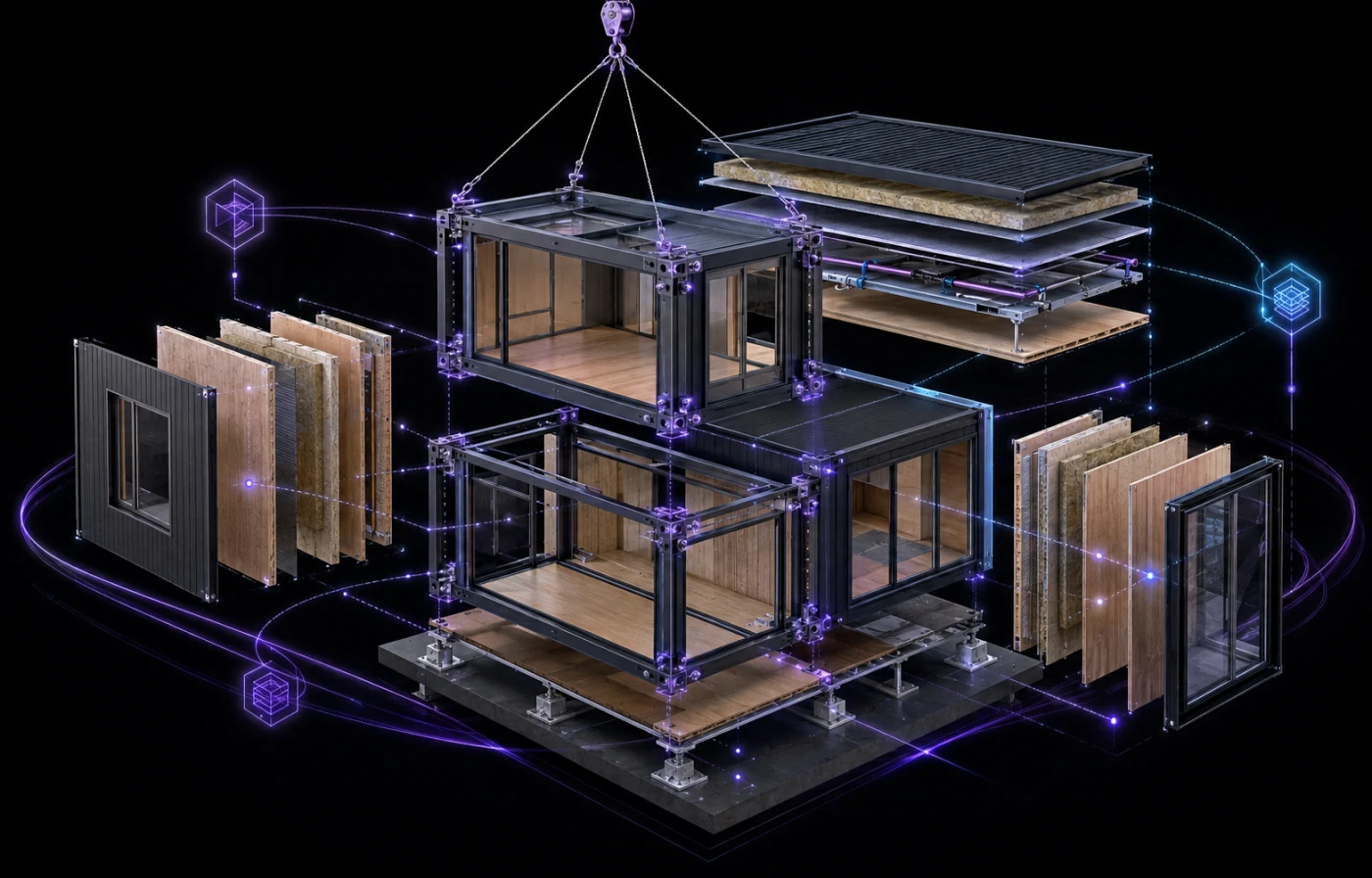 Circular Design and Material Passports for Modular Buildings project visual