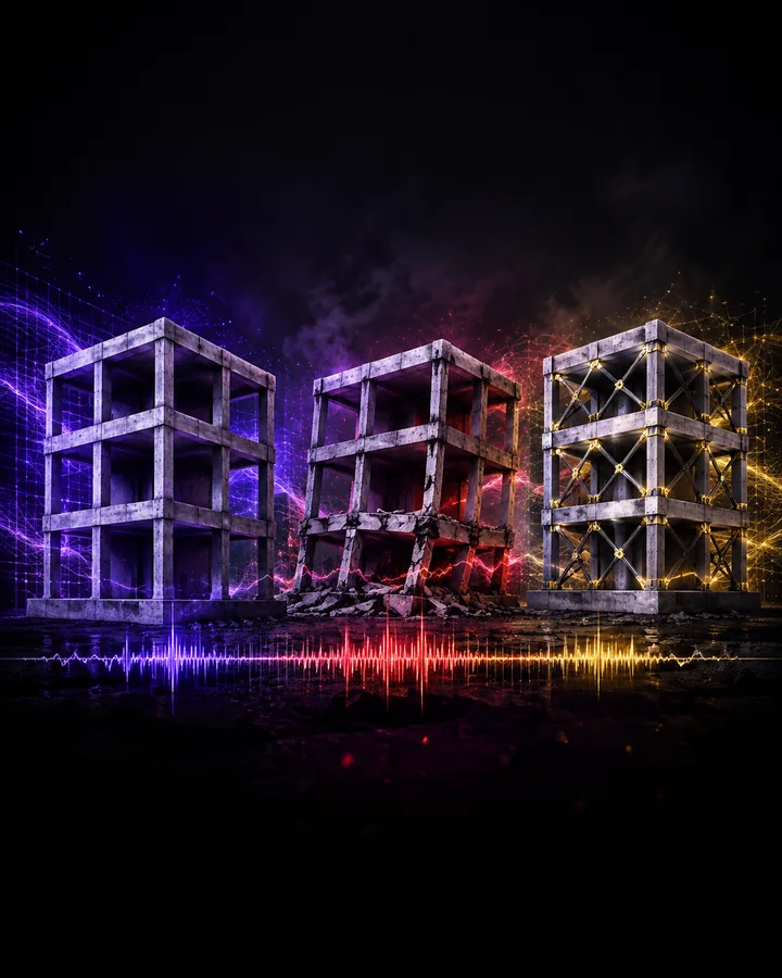 OpenSeesPy seismic frame simulation project visual