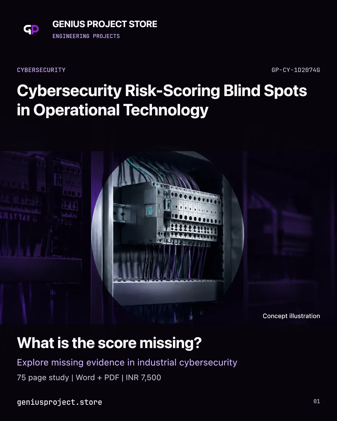 Cybersecurity Risk-Scoring Blind Spots in Operational Technology project visual