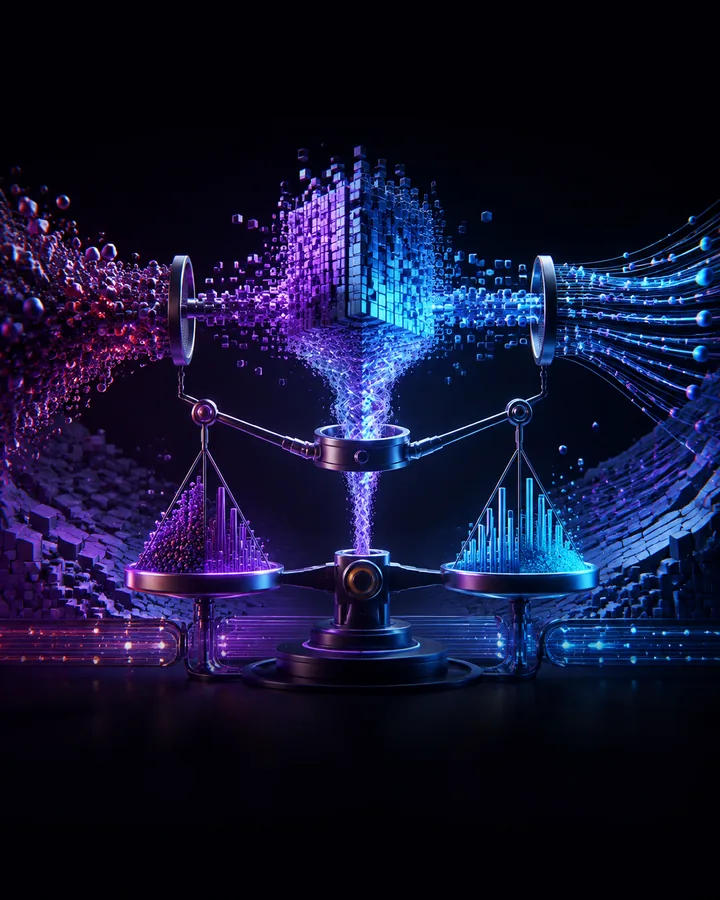 Synthetic data utility, privacy and fairness trade-off assessment project visual