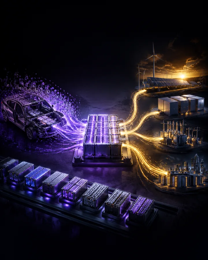 Second-Life EV Battery Suitability for Stationary Energy Storage project visual