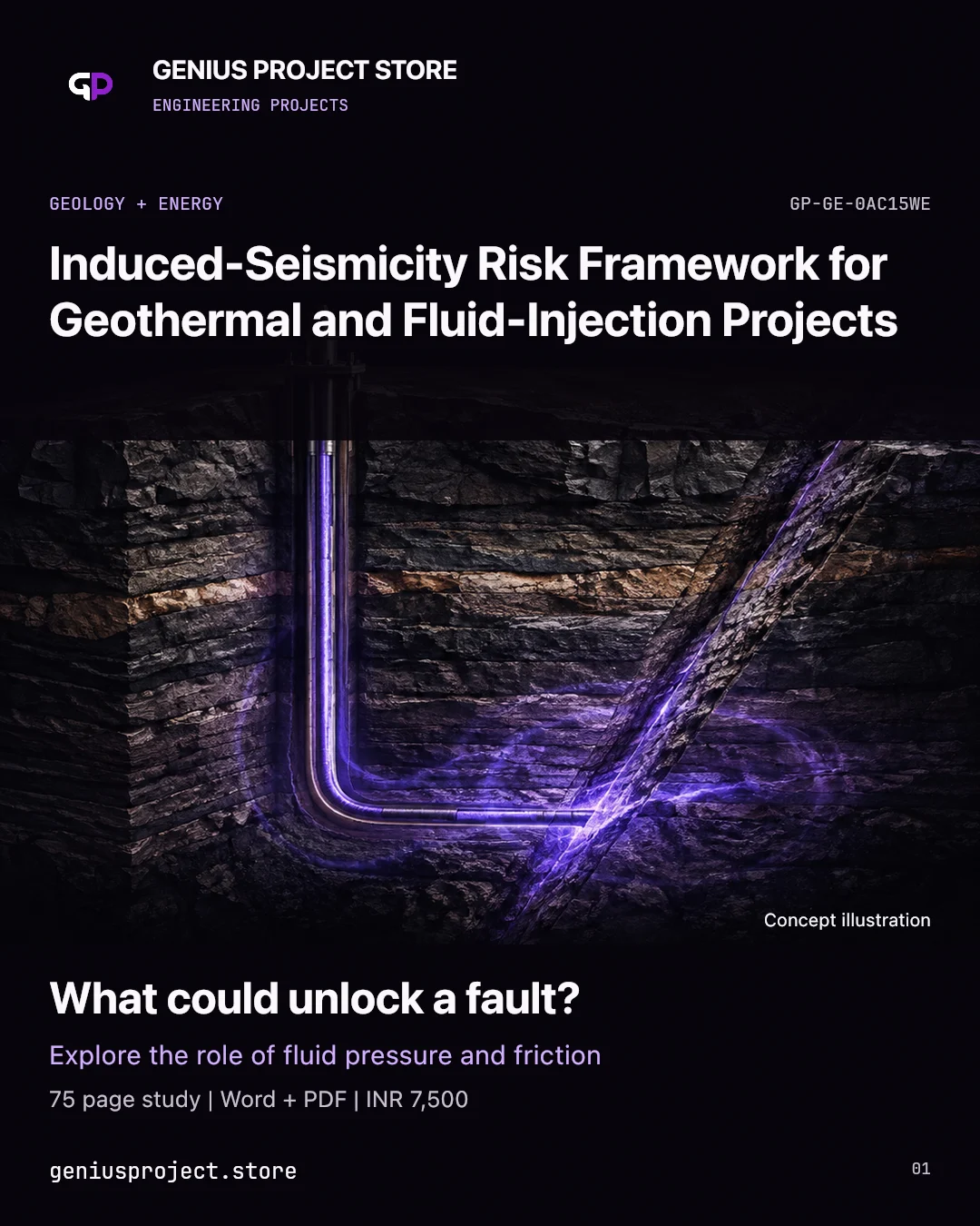 Induced-Seismicity Risk Framework for Geothermal and Fluid-Injection Projects project visual