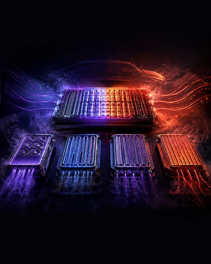 EV battery-pack thermal simulation project visual