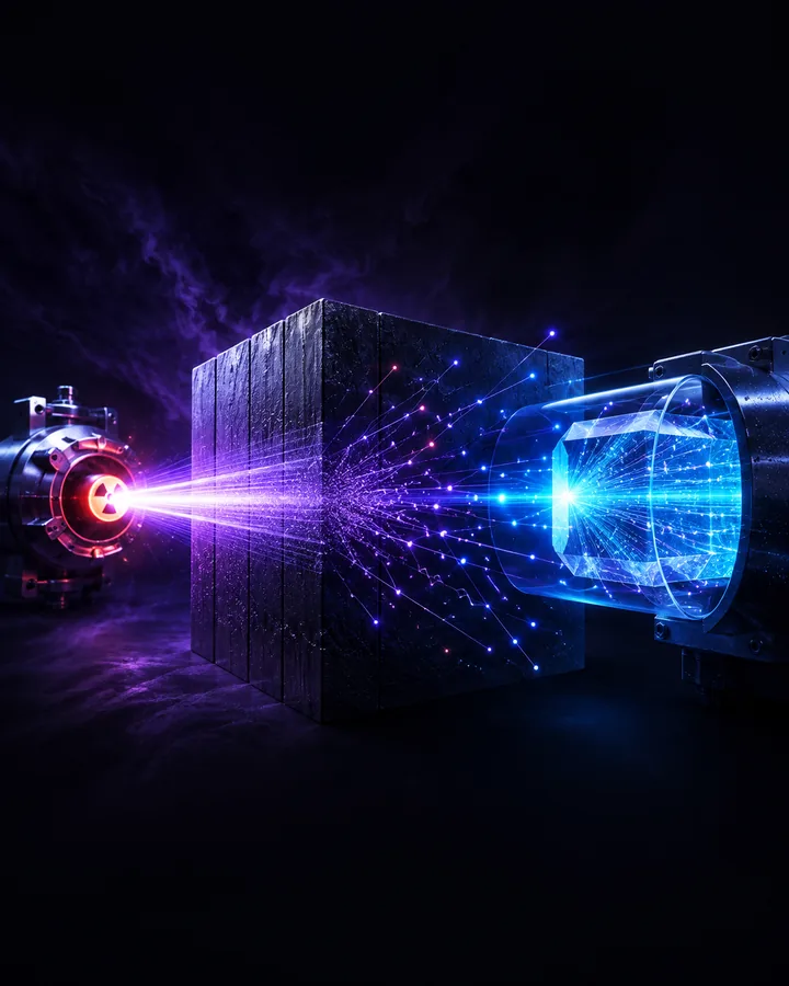 Geant4 radiation detector simulation project visual